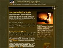 Tablet Screenshot of americansmokingpiperepairs.com